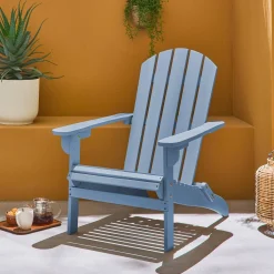 Acacia wood armchair with armrests