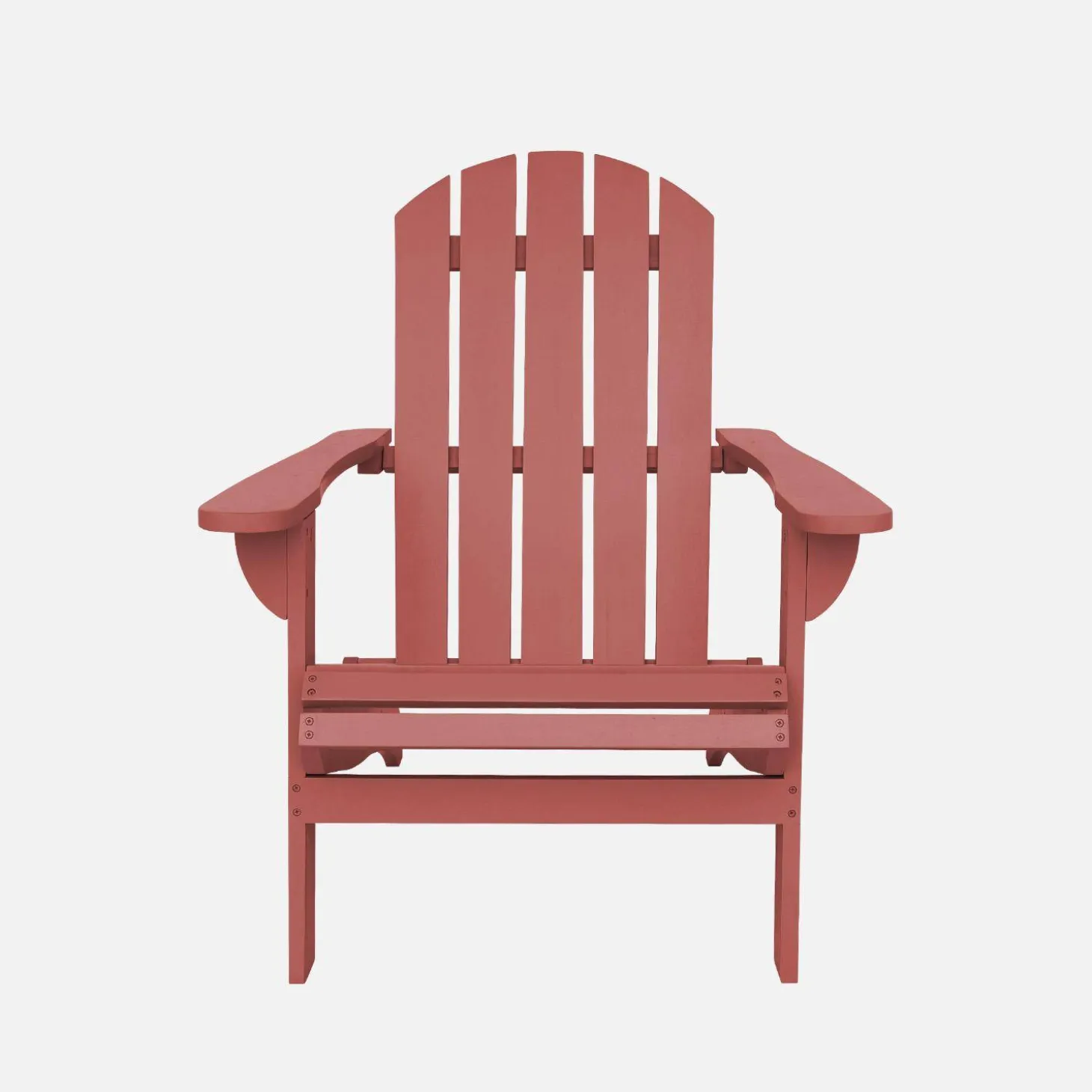 Acacia wood armchair with armrests