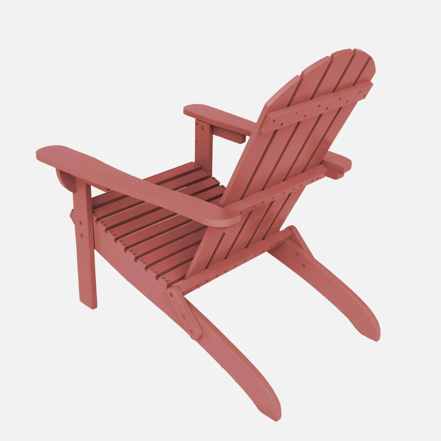 Acacia wood armchair with armrests
