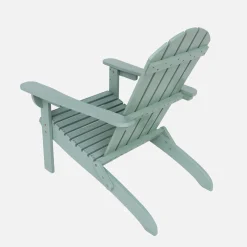Acacia wood armchair with armrests