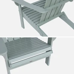 Acacia wood armchair with armrests