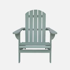 Acacia wood armchair with armrests