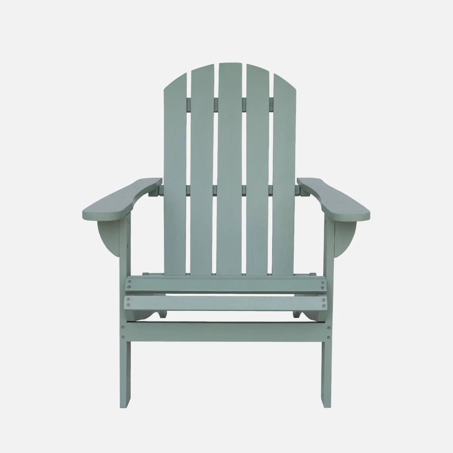 Acacia wood armchair with armrests