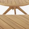 Acacia wood garden table for 6 persons