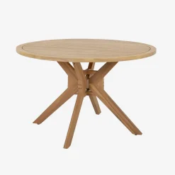Acacia wood garden table for 6 persons
