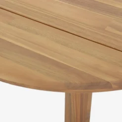 Acacia wood garden table for 6 people