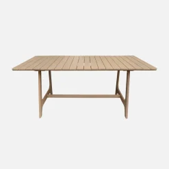 Acacia wood garden table seats 8