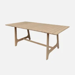 Acacia wood garden table seats 8