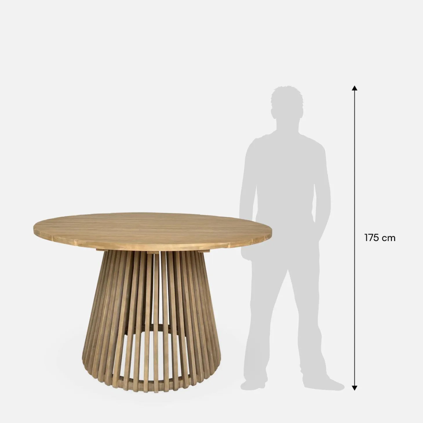 Acacia Wood Indoor/Outdoor Table + 4 Seats
