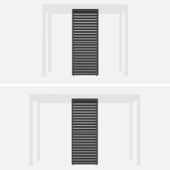 Adjustable louver panel 100cm for Triomphe pergola 3x3m V2 4x3m 6x3m