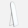 Aluminium floor mirror