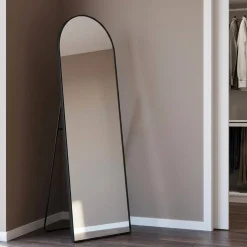 Aluminium floor mirror