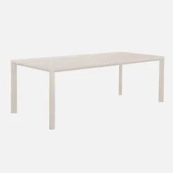 Aluminium garden table + 2 benches