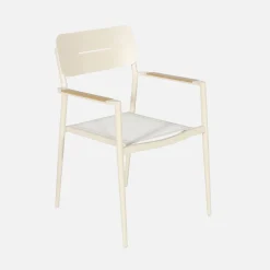 Aluminium garden table 201cm + 8 chairs