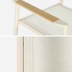 Aluminium garden table 201cm + 8 chairs