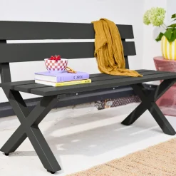 Aluminum Garden Bench 2-Seater