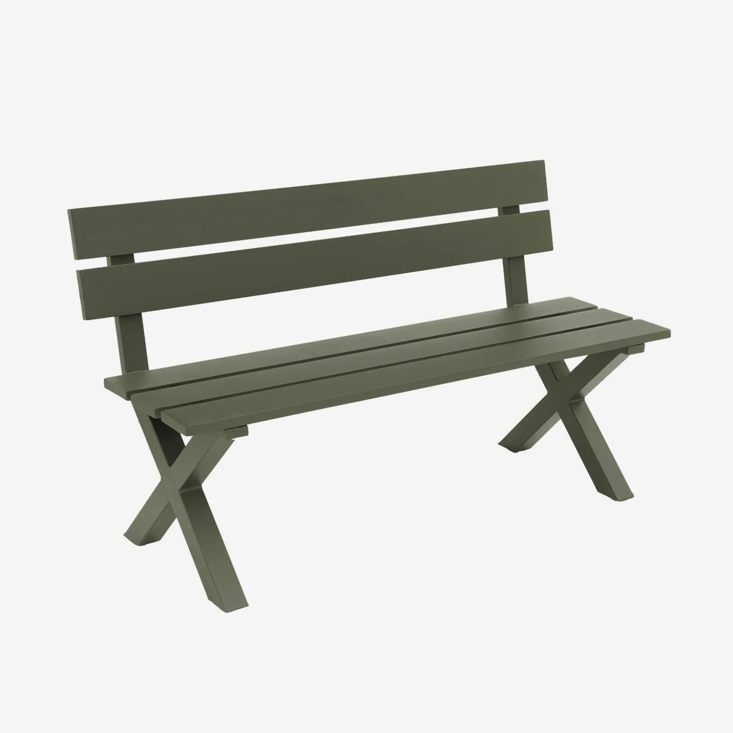 Aluminum Garden Bench 2-Seater