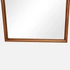 Arched wall mirror pine wood