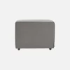 Armchair with water-repellent fabric seat, module for modular sofa