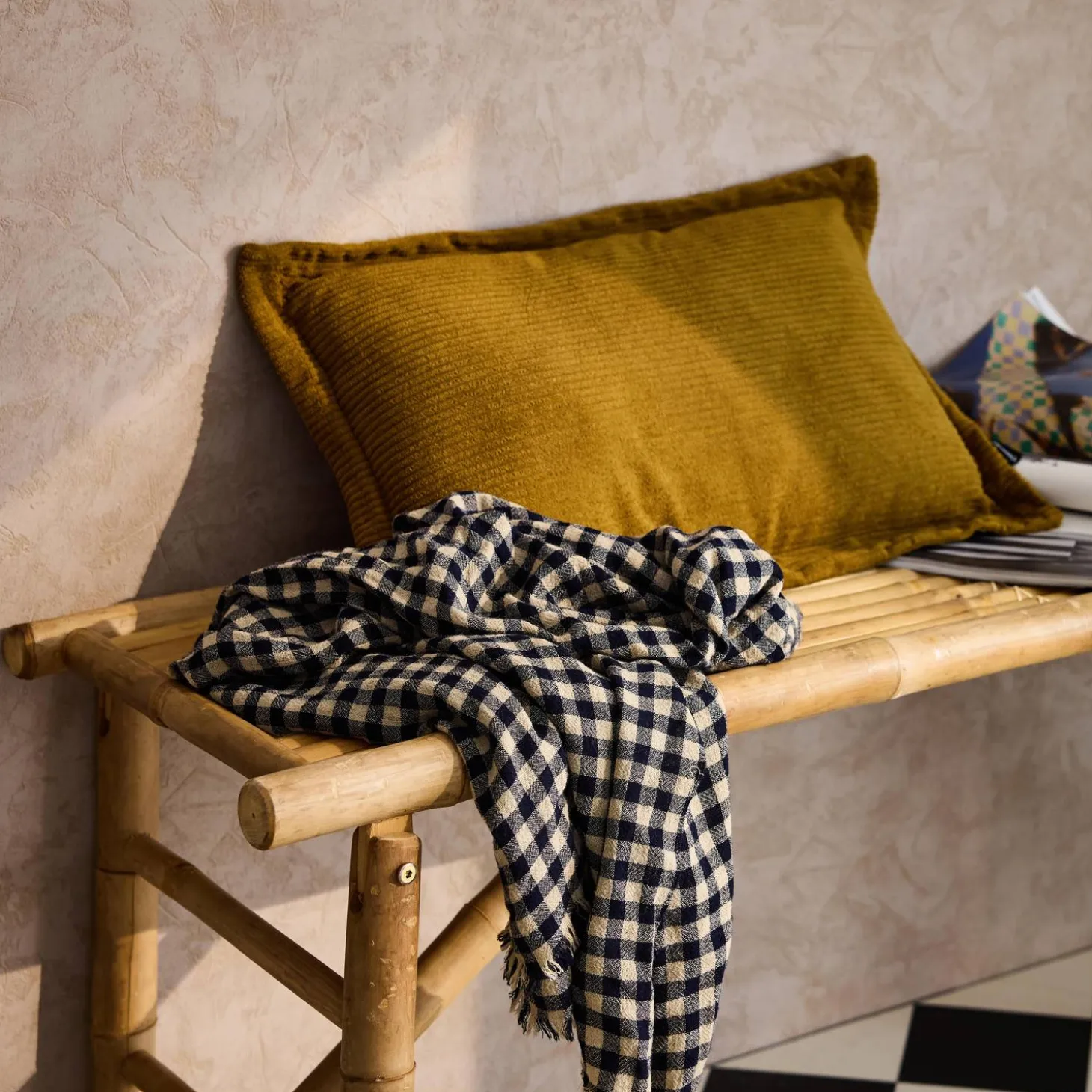Bamboo bench
