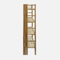 Bamboo shelf 4 levels W66 x D29cm x H135.5cm