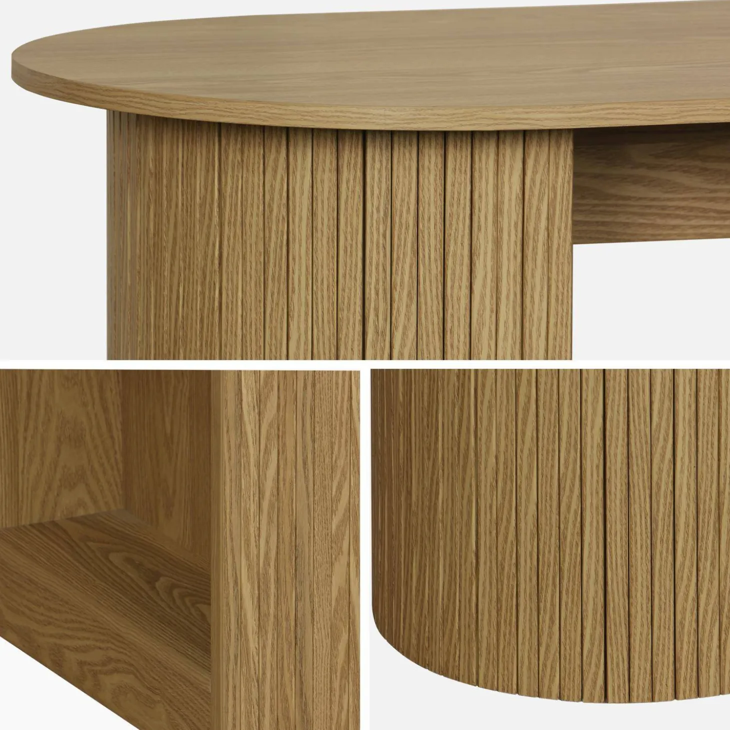 Bar table, high kitchen table with wooden decor and storage