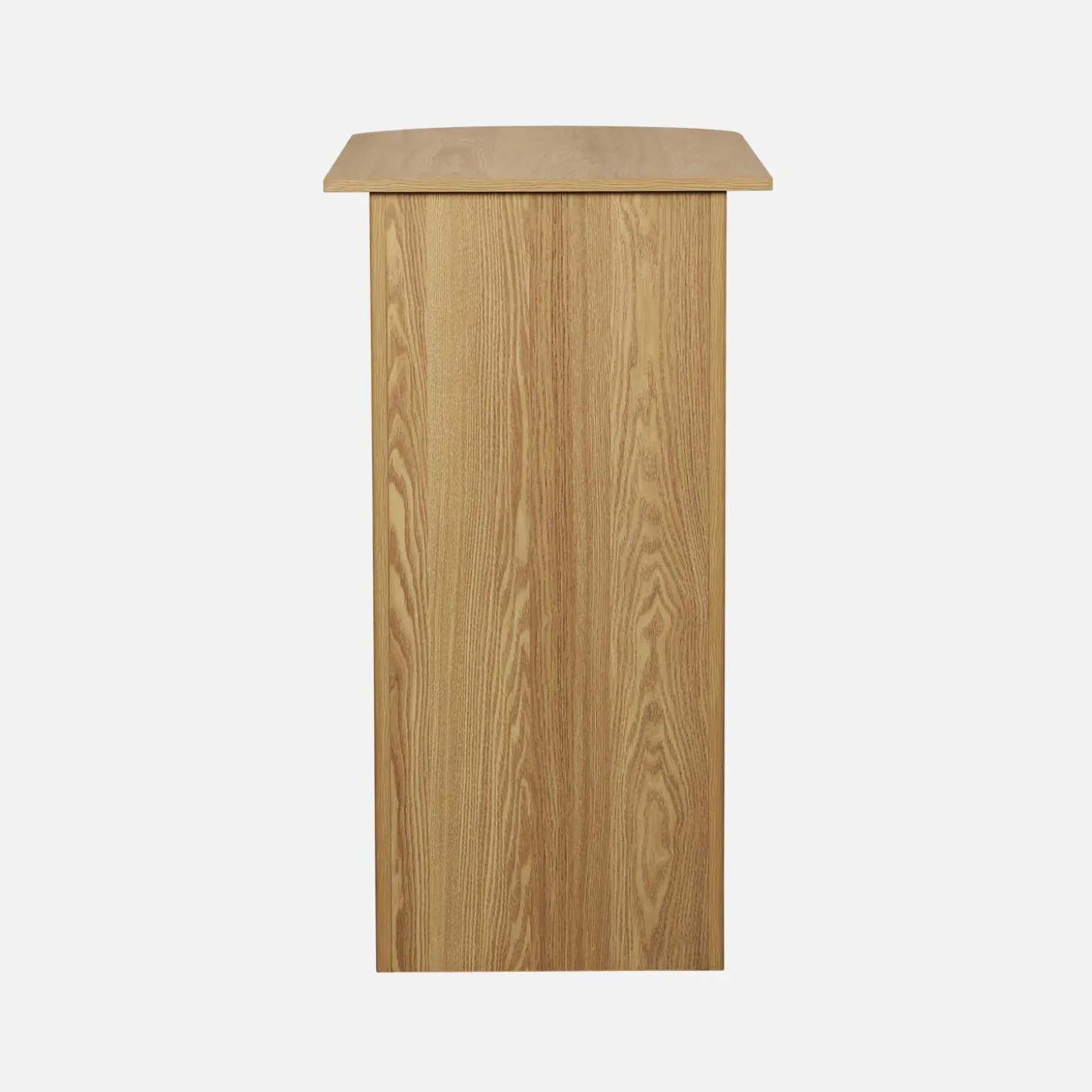 Bar table, high kitchen table with wooden decor and storage