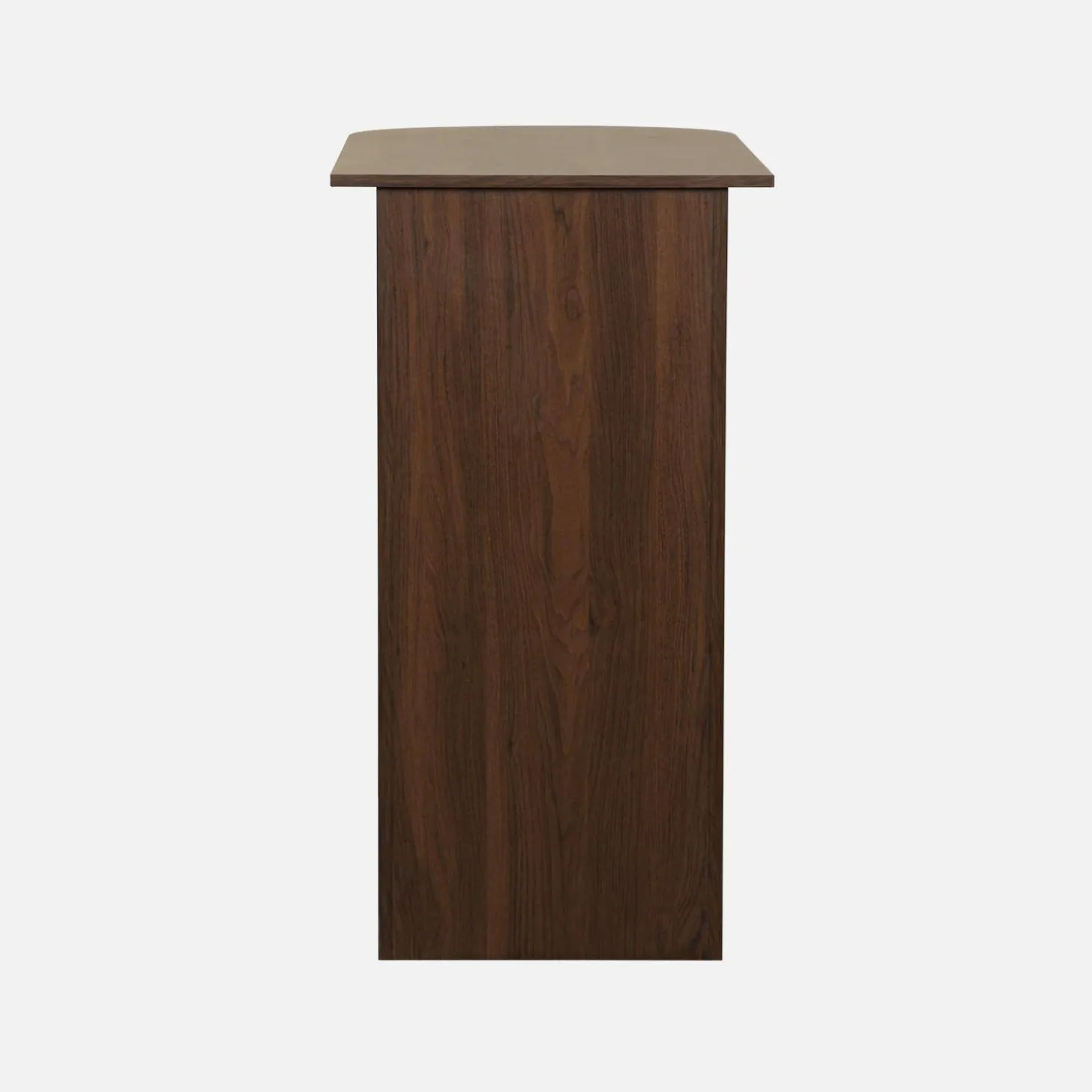Bar table, high kitchen table with wooden decor and storage