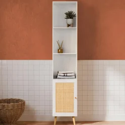 Bathroom storage column