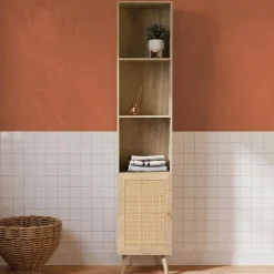 Bathroom storage column