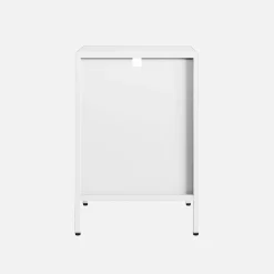 Bedside table, industrial-style, steel