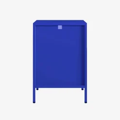 Bedside table, industrial-style, steel