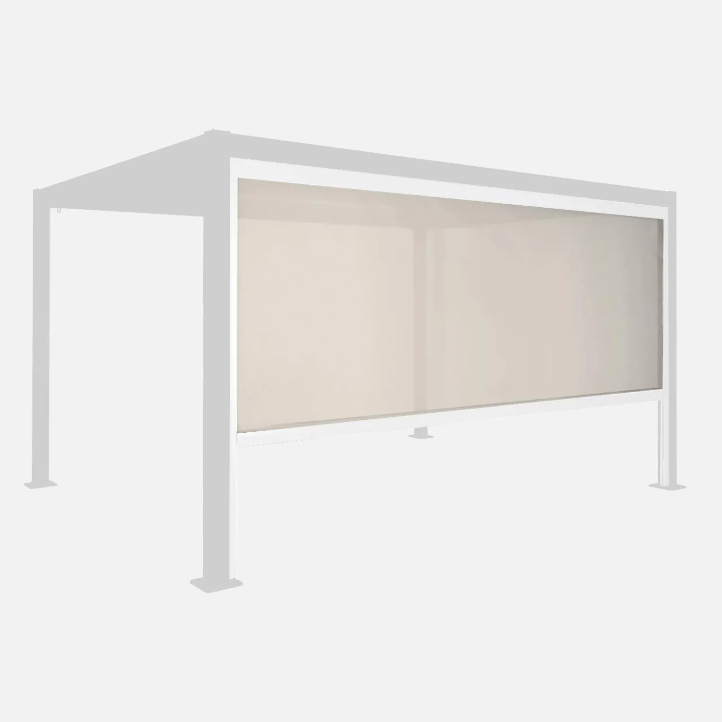 Blind aluminium 4m for Palace pergola