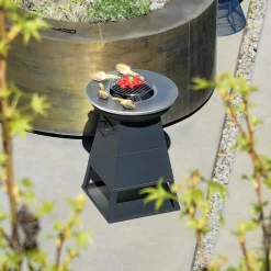 Brazier barbecue Ø59cm with storage space