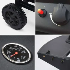 2-burner gas barbecue