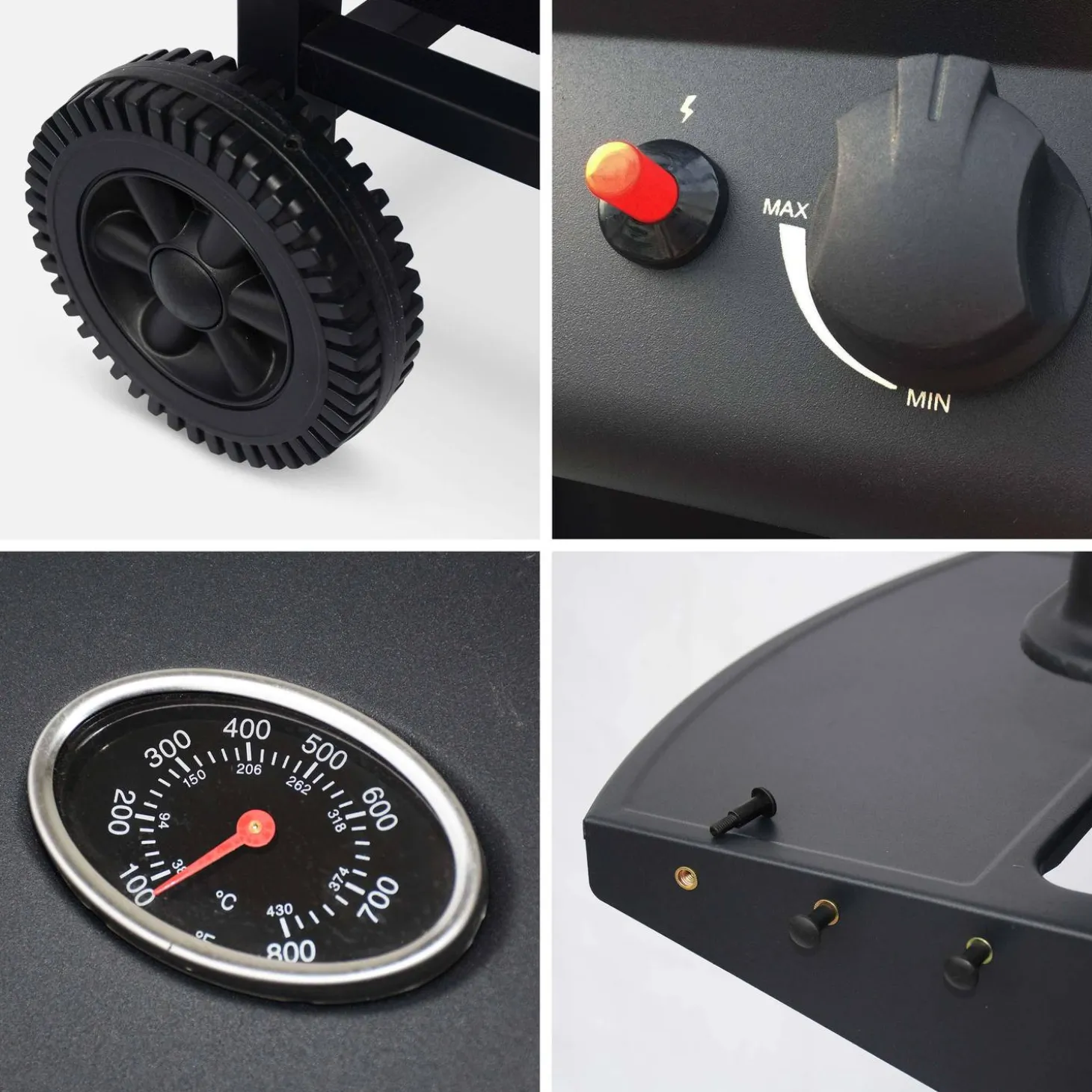 2-burner gas barbecue