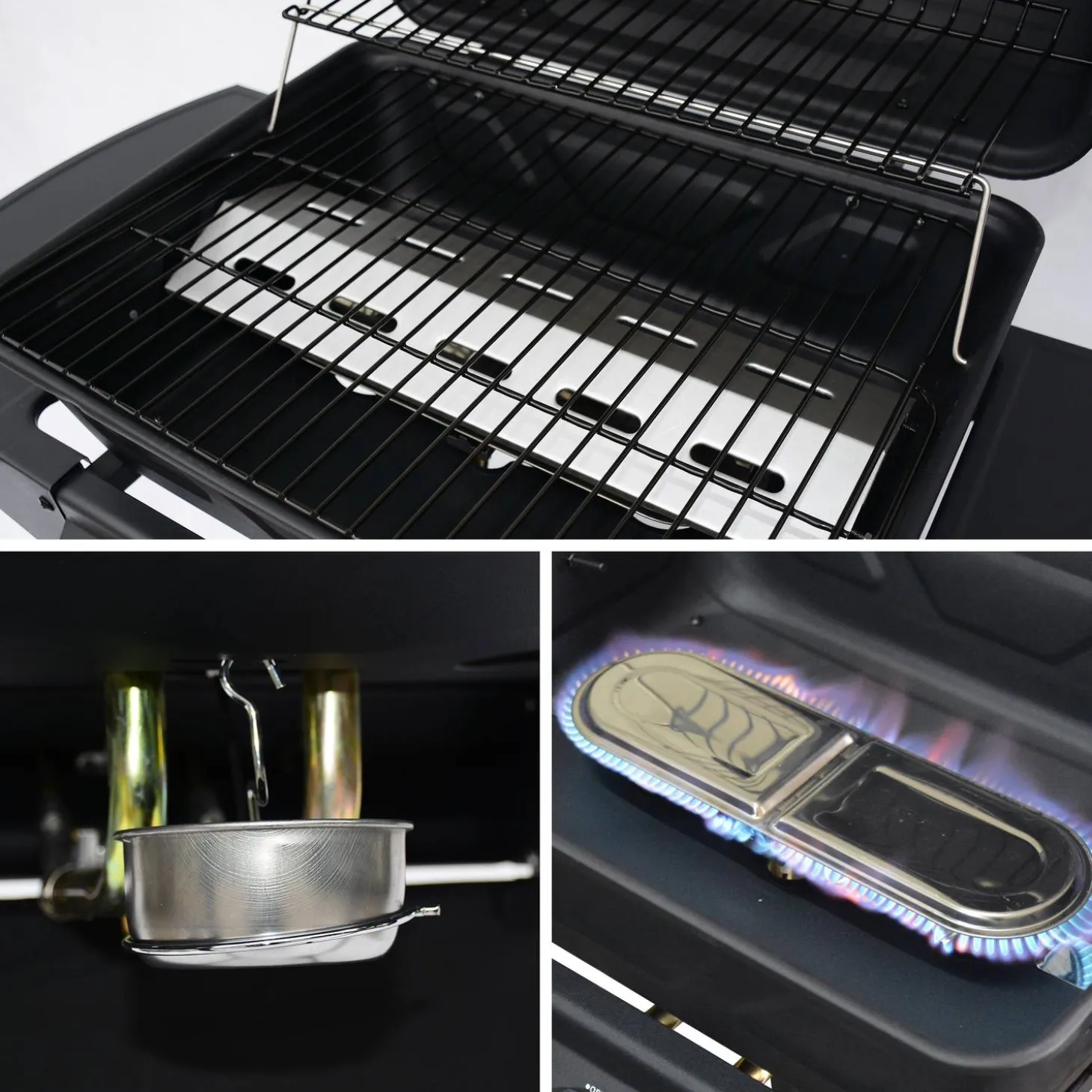 2-burner gas barbecue