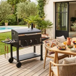 Charcoal barbecue grill