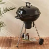 Charcoal kettle barbecue