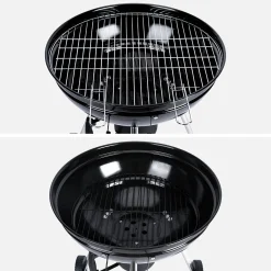 Charcoal kettle barbecue