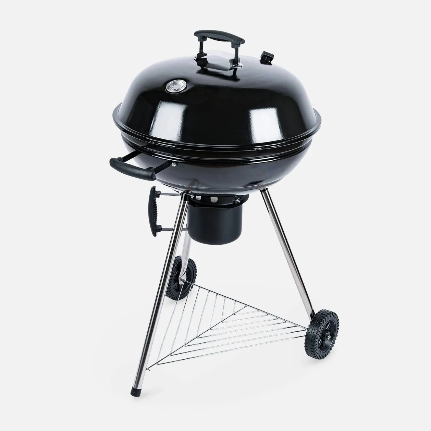Charcoal kettle barbecue
