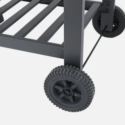 Charcoal smoker barbecue with ash collector