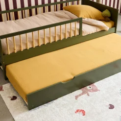 Children's bed drawer pine wood