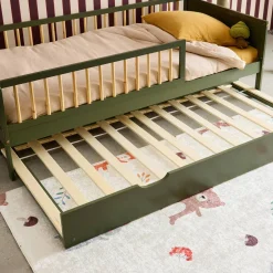 Children's bed drawer pine wood