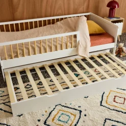 Children's bed drawer pine wood