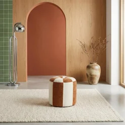 Children's chenille fabric pouf