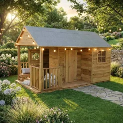 Children's pine wood cabin 4.5m²
