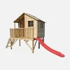 Children's pine wood cabin on stilts 3.8m²