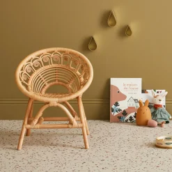 Children's rattan chair