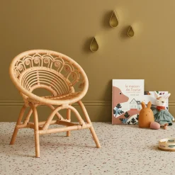 Children's rattan chair